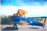 Stearman 450 restored by Lynn French calls 99V home.