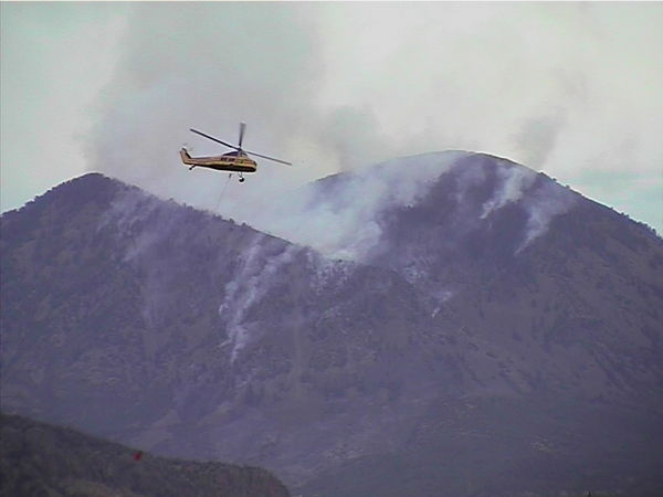'copter got water from Crawford Reservoir